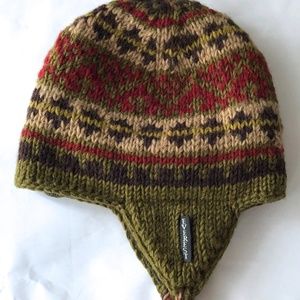 new Everest yeti earflap hat knit unisex wool